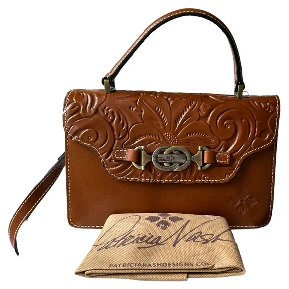 Patricia Nash Tooled Crossbody Handbag NWT - Picture 9 of 13
